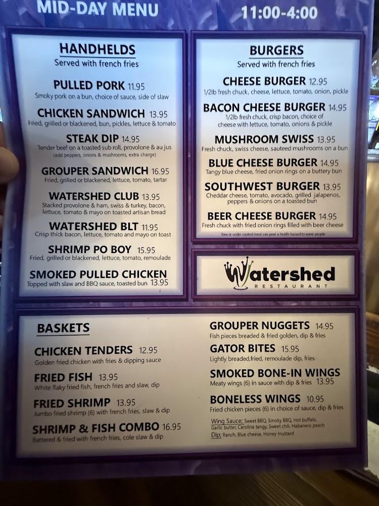 Watershed Restaurant High Springs