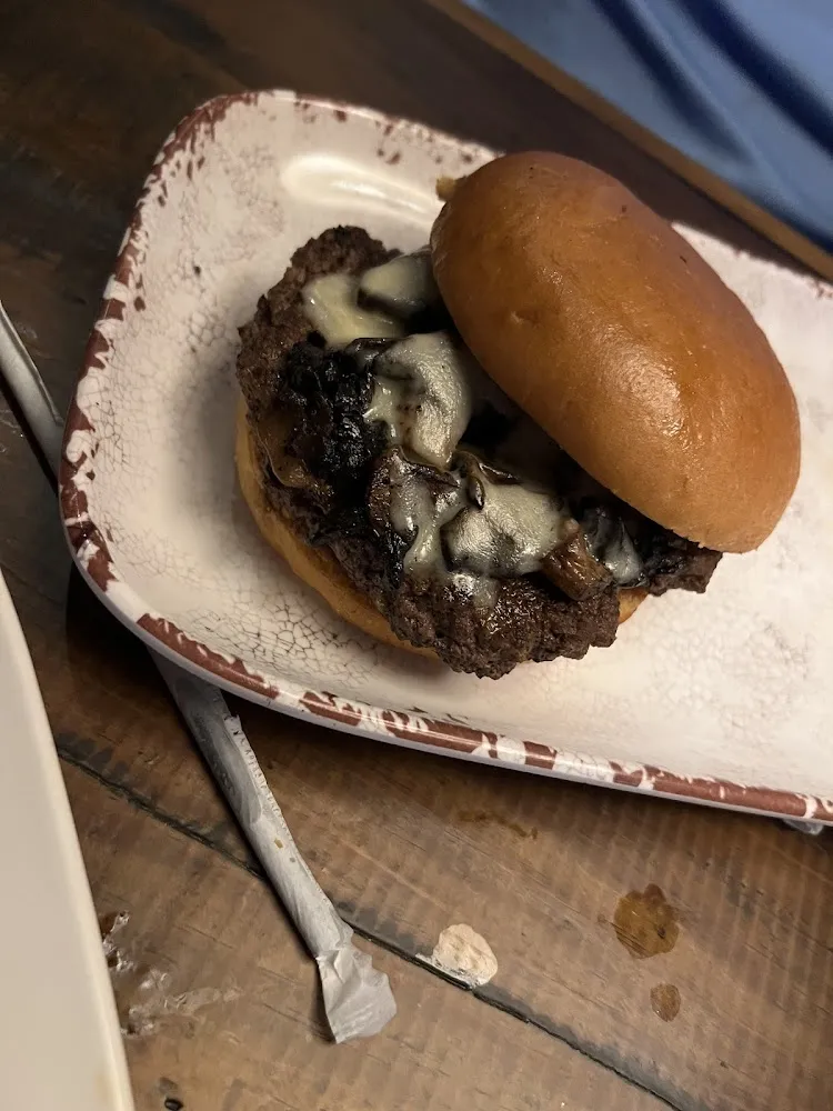 Mushroom Swiss Burger